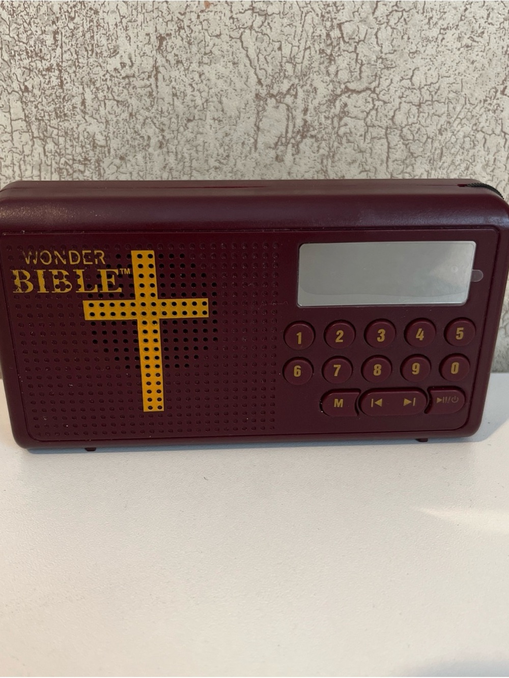 Wonder Bible Audio Player KJV Tested Works- Needs Battery & Adapter